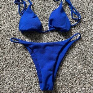 Vibrant Blue Bikini Set NWOT